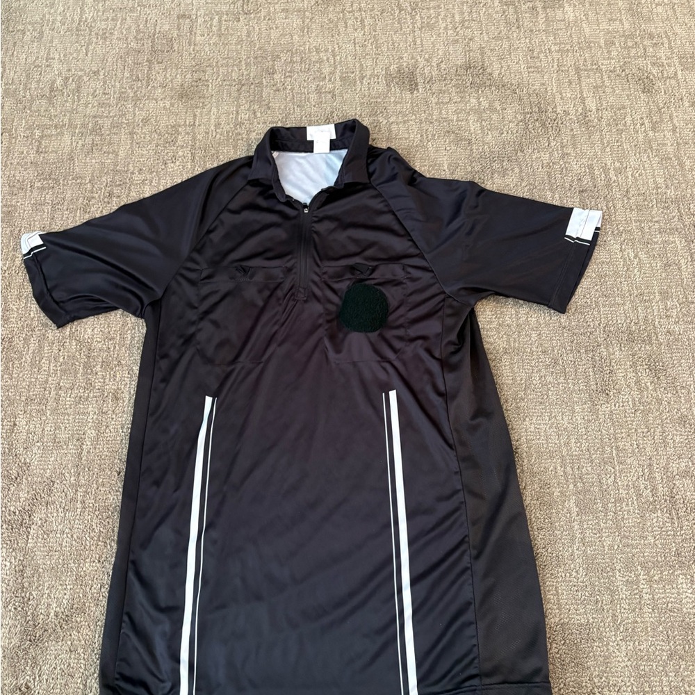 Black Referee Shirt Adult medium